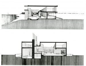 Milam Rezidansı - Paul Rudolph kesit